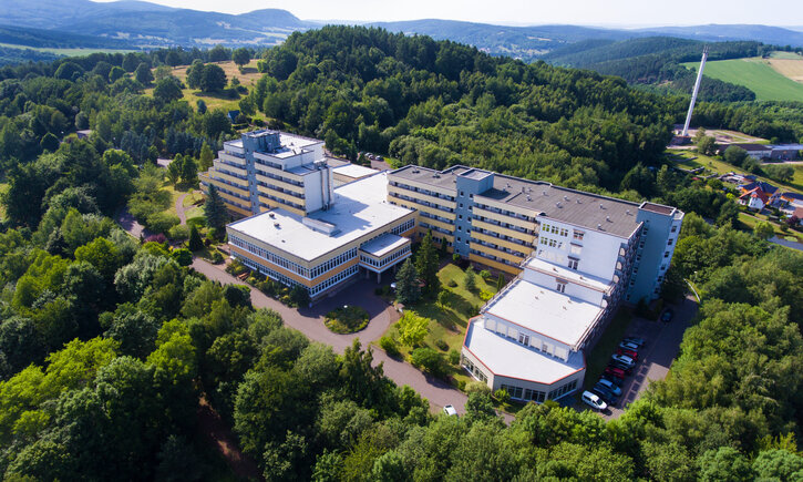 Luftbild Inselsberg Klinik